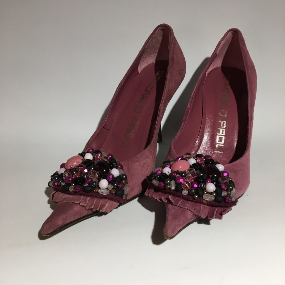 Giancarlo Paoli Beaded Heels